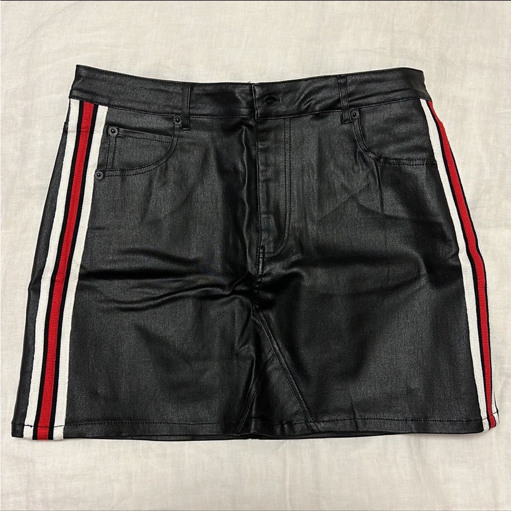 NWT Leather Mini Skirt